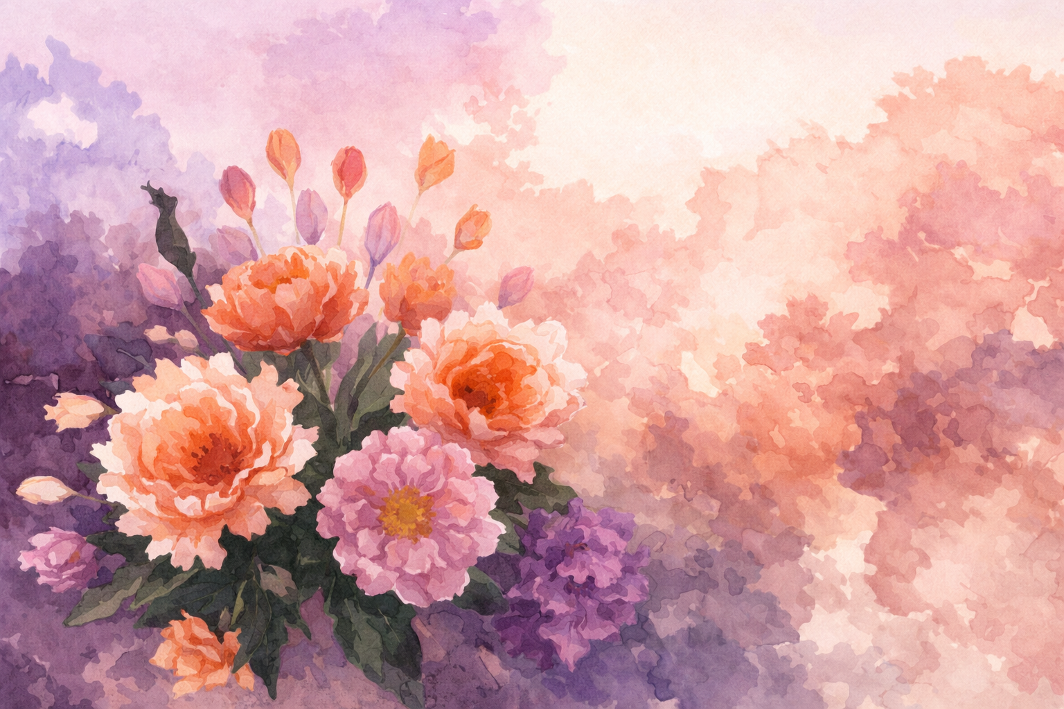 Sunset Florals
